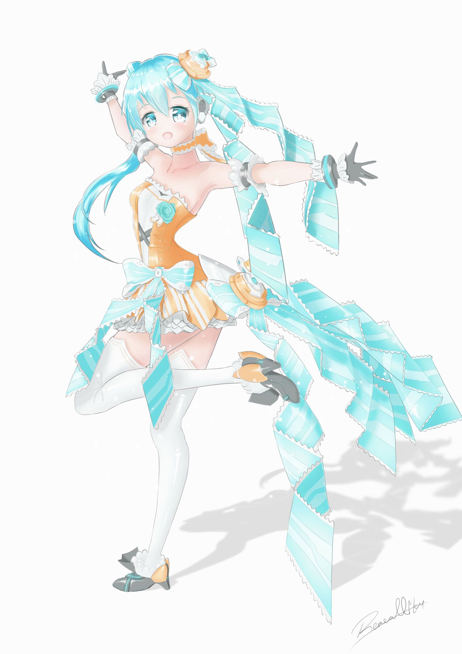 初音未来橙花公主